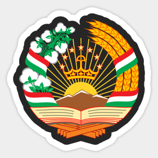 Emblem of Tajikistan Sticker